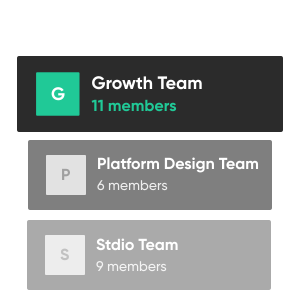 Create multiple teams